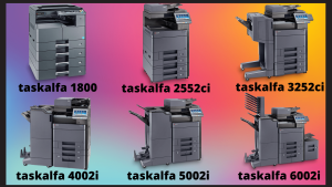 différent photocopieur de la gamme kyocera taskalfa