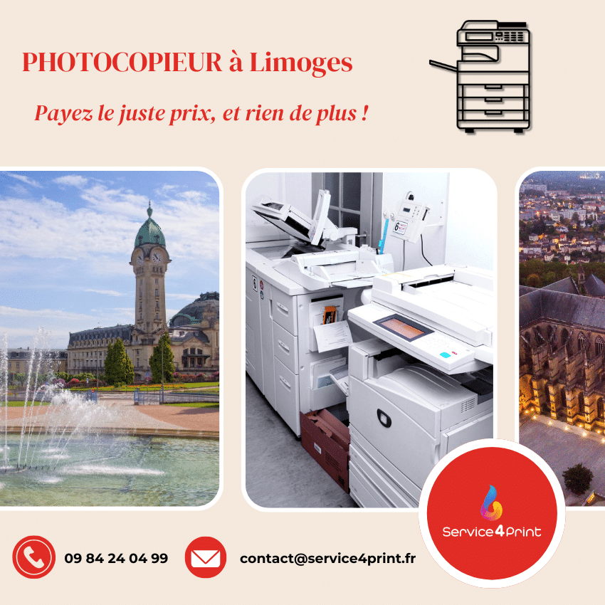 Votre photocopieur limoges n’attend que vous !