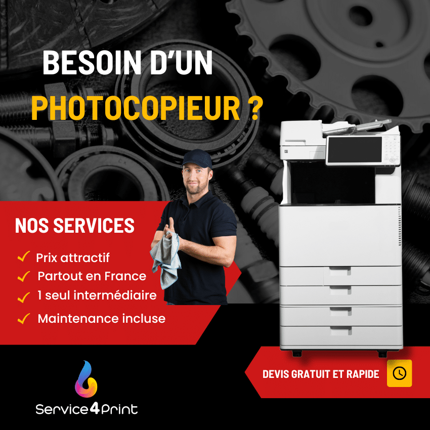 Photocopieur garage auto : idéal pour votre atelier ou concession