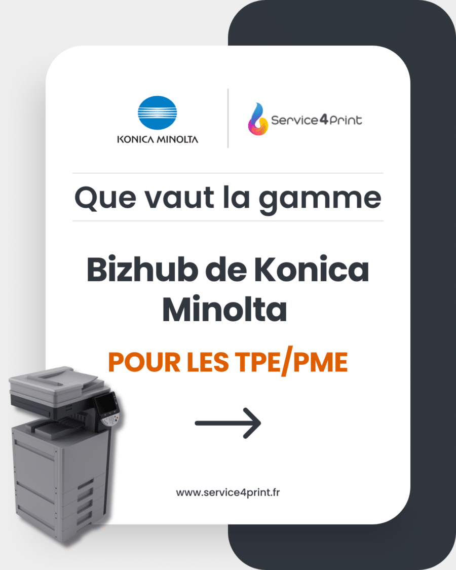Que vaut la gamme Bizhub de Konica Minolta pour les TPE/PME ?