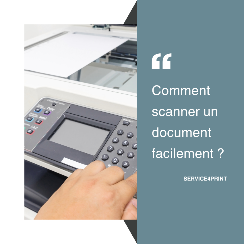 How to scan a document easily?