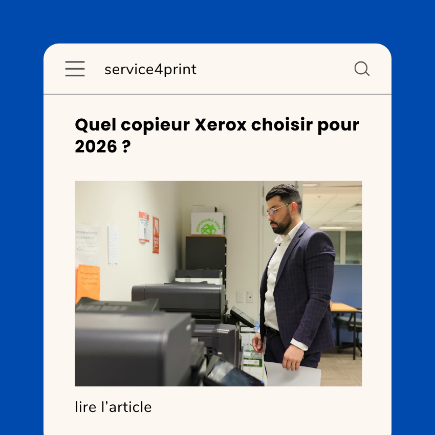 Quel copieur Xerox choisir pour 2026 ?