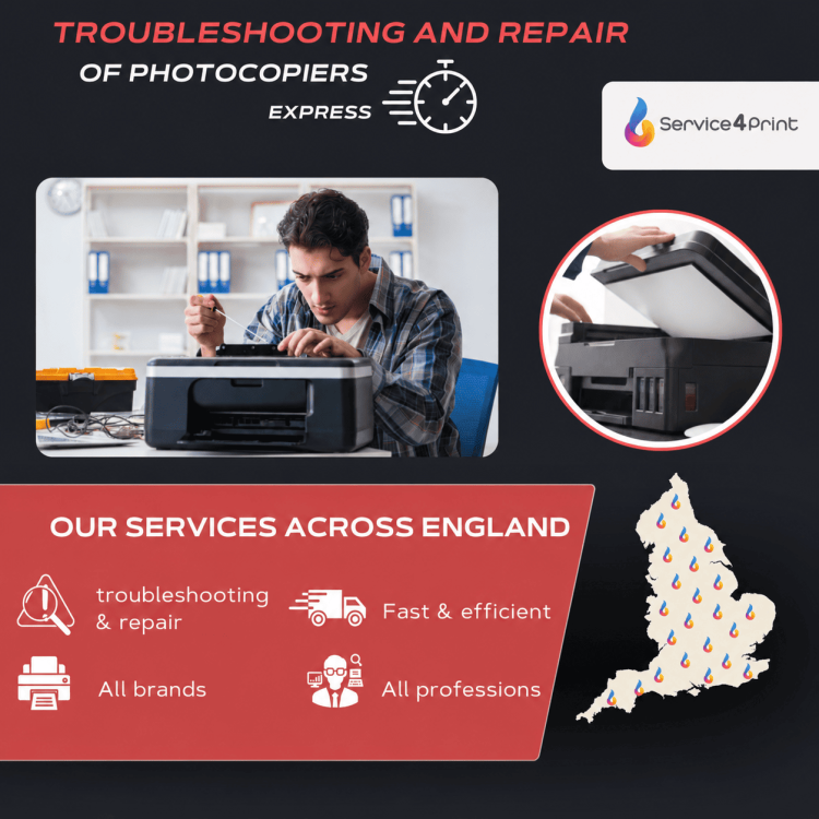 Professional photocopier troubleshooting